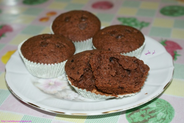 مفينز الشكلاطة ~ Muffins au Chocolat  Dsc006992